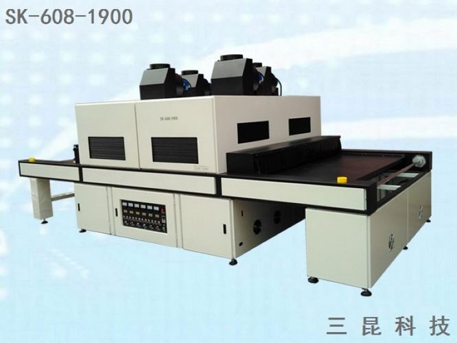大型UV光固化机设备UV光固化炉超宽1.9米输送面SK-608-1900